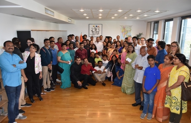 Embassy celebrated the Independence Day of India, on 15 August 2018